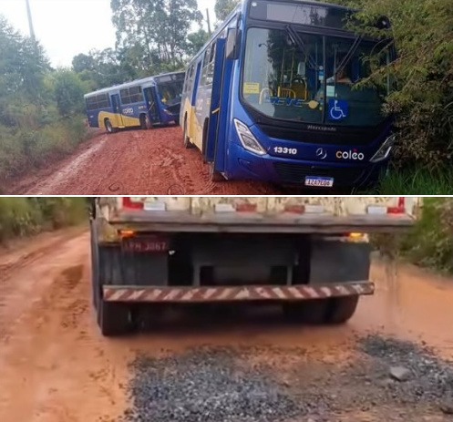 Chuva intensa provoca transtornos para moradores do Morro do Paula