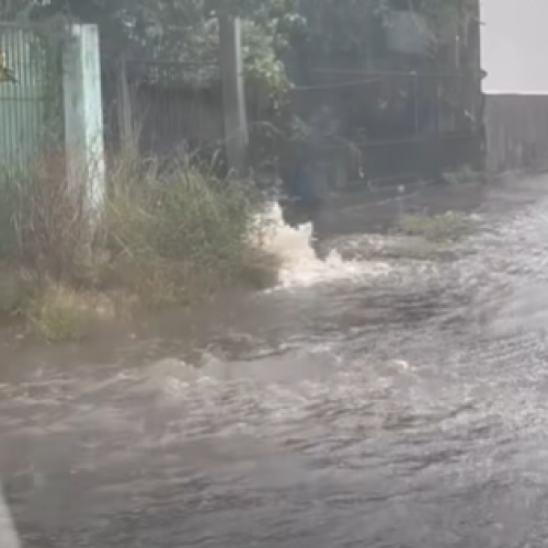 Chuvas intensas causam medo na população em São Leopoldo